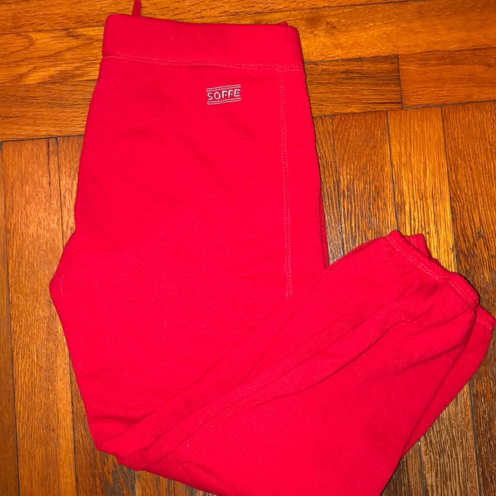 Soffe Red Capri Pants